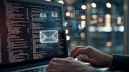 Poster - Explore effective cybersecurity practices for safeguarding email and data integrity in digital communications