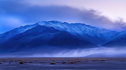 Wall Mural - mountains and clouds