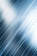 Poster - Dynamic light trails create a futuristic design on sleek brushed steel background for modern aesthetics and text overlay options