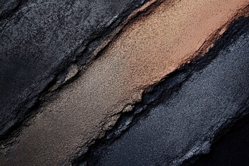 Poster - Sophisticated abstract background with smokey eyeshadow blends in dark hues on a neutral base, perfect for elegant presentations and text overlays