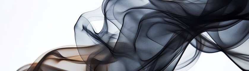 Poster - Sophisticated abstract background with smokey eyeshadow blends in shades of black, gray, and deep brown for elegant design applications