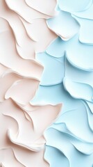 Sticker - Frosted glass texture in soft blue and white tones, minimalist and cool, perfect for your phone screen background.