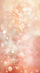 Fototapete - Warm and inviting pastel bokeh background with soft light creating a serene atmosphere