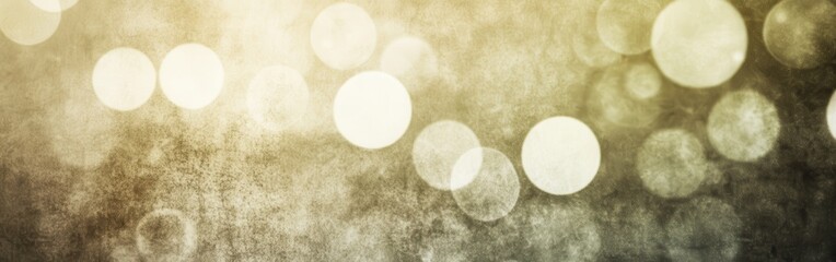 Poster - Captivating bokeh background with muted olive green tones creating a serene atmosphere for creative projects