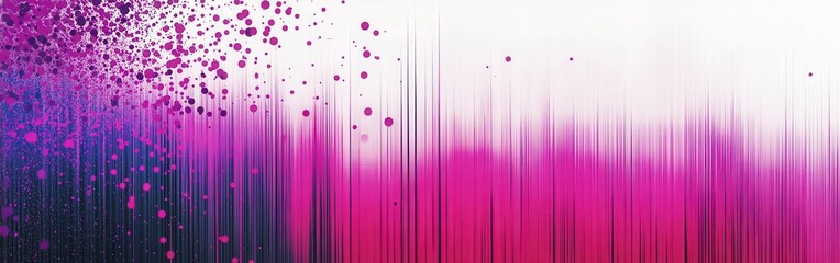 Poster - Magenta and electric colors create a vibrant gradient, blending seamlessly in a modern abstract design