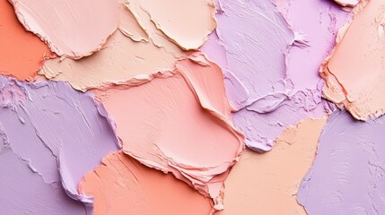 Poster - Exploration of color and texture through minimalist strokes and torn paint layers in an artistic composition