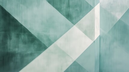 Poster - Elegant design of muted mint pencil strokes creating a calm and soothing atmosphere on a textured surface