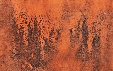 Poster - Abstract textured orange background with dark patterns, ideal for creative projects and artistic designs.