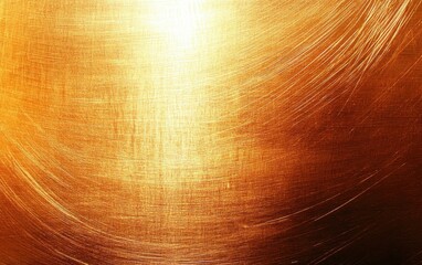 Poster - Abstract golden texture with soft brush strokes reflecting light, suitable for backgrounds and design projects.