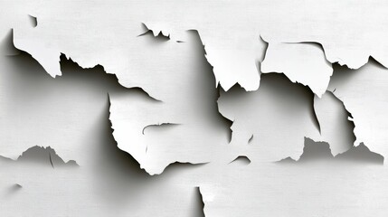 Poster - Textured background with torn white paper revealing a smooth surface underneath, ideal for modern design projects.