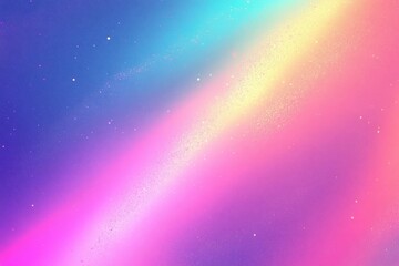 Poster - a vibrant gradient background featuring rainbow colors blending beautifully in a dreamy atmosphere w