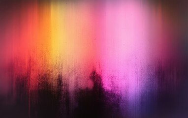 Poster - vibrant abstract background with gradient hues of pink, purple, and yellow blending harmoniously for