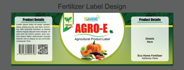 agricultural label design agriculture packaging label design for product line bottle