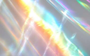 Poster - a vibrant and colorful abstract background featuring soft light reflections and dreamy rainbow hues.