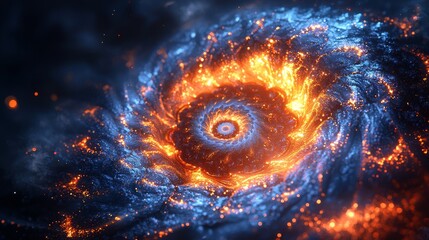 Poster - This dynamic digital creation merges technology and artistic expression