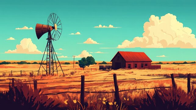 Oklahoma Retro Travel Poster for Home Decor and Gifts