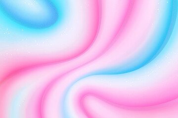 Poster - Pink and blue pastel swirls creating a dreamy abstract background