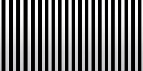 Aufkleber - Black and white vertical stripes creating modern and stylish pattern