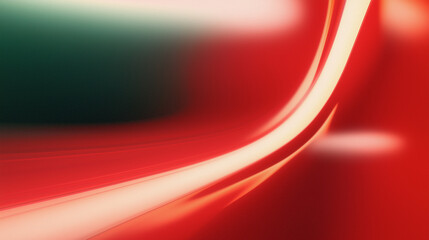 Leinwandbilder - Abstract red and green background with flowing light trails