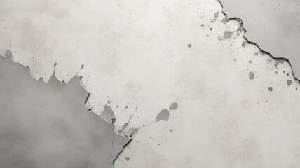 Cement walls have cracked patterns and white backgrounds for tile design, wallpaper, mobile display, computer display, website background, etc.