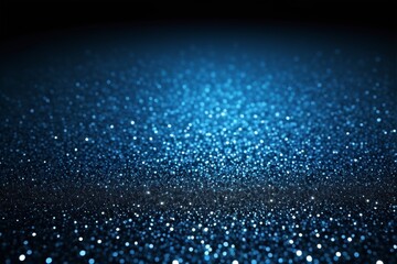 Wall Mural - a close up of a blue glittery background with a black background