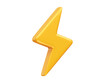 © Mokbul - lightning bolt icon 3d render