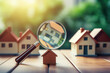 © Shades3d - Analyzing Property Value with Magnifying Glass