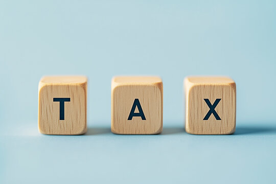 TAX on wooden blocks, TAX on wooden cubes, TAX payment for financial year