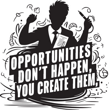 Motivational Quotes About Life icon silhouette vector with white background