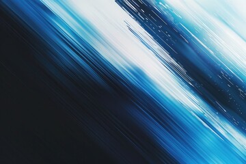 Poster - blue white black abstract background blur gradient