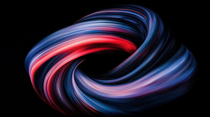 Poster - Vibrant Abstract Swirl: Explosive Colors and Dynamic Patterns Create a Modern Artistic Expression of Energy and Motion in a Fluid Form