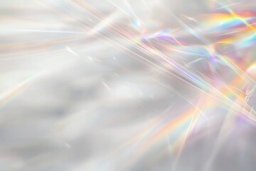 Poster - This striking abstract image features ethereal light reflections and soft colors, perfect for modern design projects or as a backdrop for creative visual content.