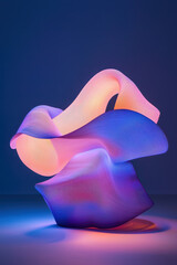 Poster - Explore the Dynamic Spectrum of Color and Form in Abstract Art: A Study of Light, Movement, and Creative Expression