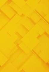 Aufkleber - Yellow Cubic Background