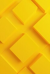 Aufkleber - Yellow Geometric Pattern Background