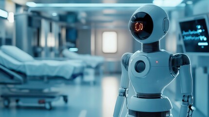 Poster - The future of healthcare robotic assistants in modern hospitals enhancing patient care and efficiency