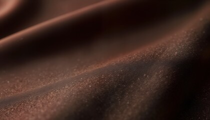 Aufkleber - Closeup view of dark brown textile. Texture displays subtle patterns, slight variations in fabric surface. Dark brown background. Material looks slightly rough. Suitable for design, fashion projects.