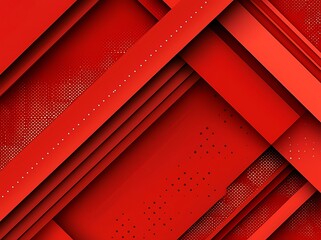 Poster - This abstract red texture features layers and geometric patterns, creating a bold visual impact. Ideal for backgrounds, posters, and graphic designs that demand attention.