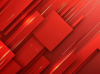 Poster - A vibrant abstract background featuring dynamic red shapes and lines, perfect for designs requiring energy and movement. Ideal for modern digital art, posters, or presentations.