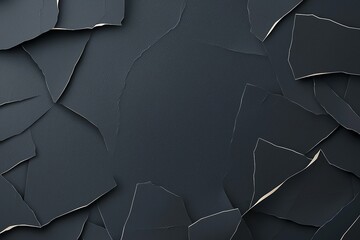 Poster - An abstract background showcasing a textured surface with dark, peeling layers. The intricate details create a visually striking composition for various design projects.