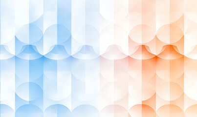 Poster - A vibrant background featuring a blend of blue and orange curved shapes, creating a harmonious visual flow ideal for design projects, websites, and digital content.