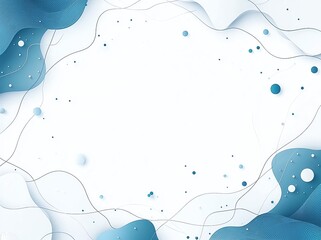 Poster - A vibrant abstract background featuring flowing shapes in shades of blue and white. Perfect for presentations, web design, or artistic projects that require a modern touch.