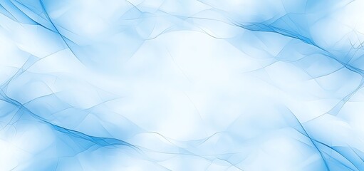 Poster - An abstract blue wave pattern that creates a soothing and serene atmosphere. Ideal for backgrounds in digital designs, presentations, and artistic projects.