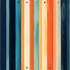 Poster - Colorful vertical stripes pattern creating modern abstract background
