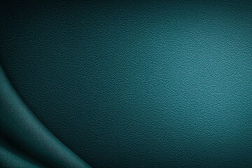 Poster - This image features a textured teal background with soft curves, perfect for use in design projects, wallpapers, or as a backdrop for various creative applications.