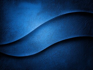Poster - This abstract texture features flowing blue waves with a smooth finish, perfect for backgrounds, wallpapers, and creative designs. Ideal for projects needing a calming aesthetic.