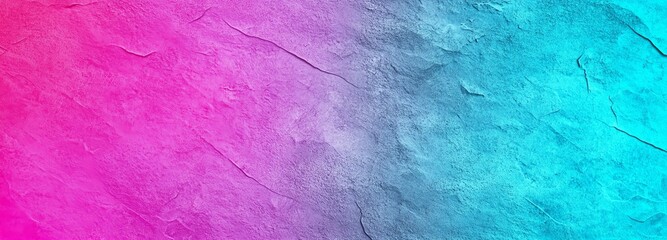 Poster - A vibrant gradient background blending pink and teal, ideal for creative projects, presentations, or digital artwork. This abstract texture adds a modern touch to any design.