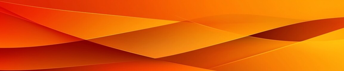 Poster - A vibrant abstract design featuring layered waves of orange and yellow. Perfect for backgrounds, digital art, or creative projects, adding warmth and energy to any composition.