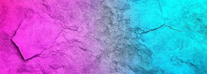 Poster - A vibrant abstract background featuring a blend of pink and teal colors, reminiscent of textured stone or organic material. Ideal for artistic projects or digital designs.
