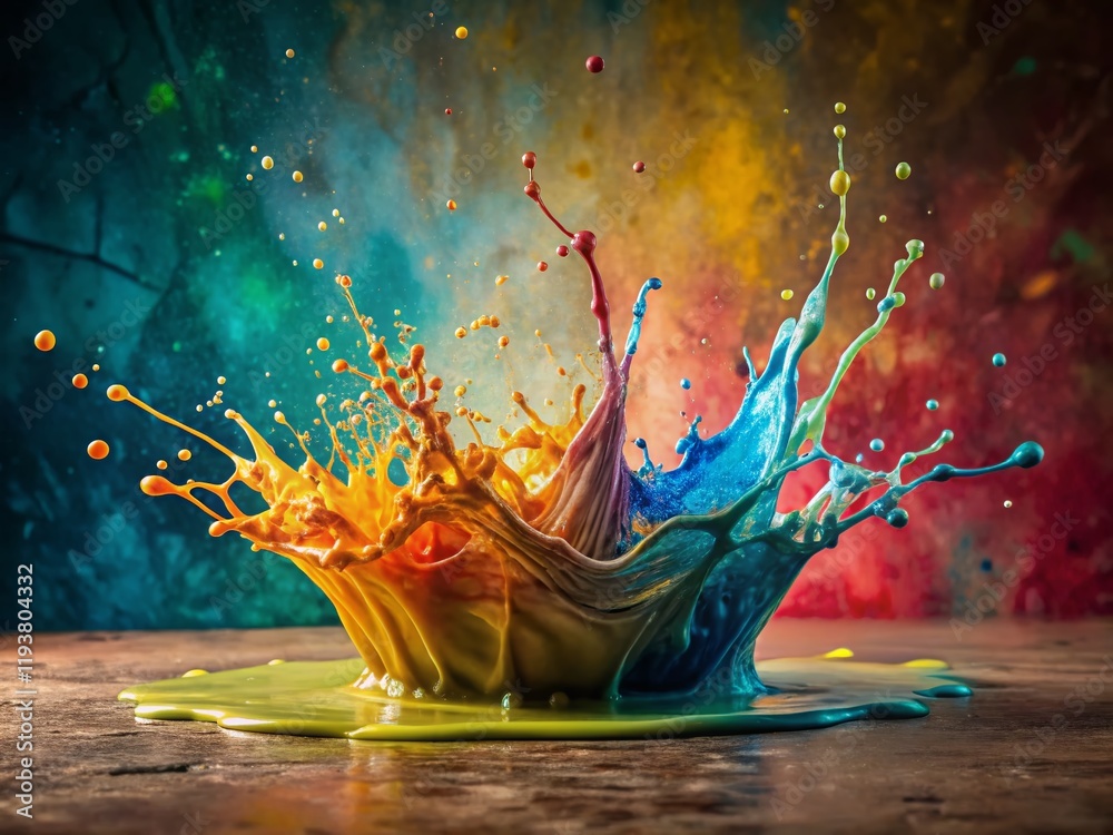 Vintage High-Resolution Paint Splash Studio Background for Artistic ...